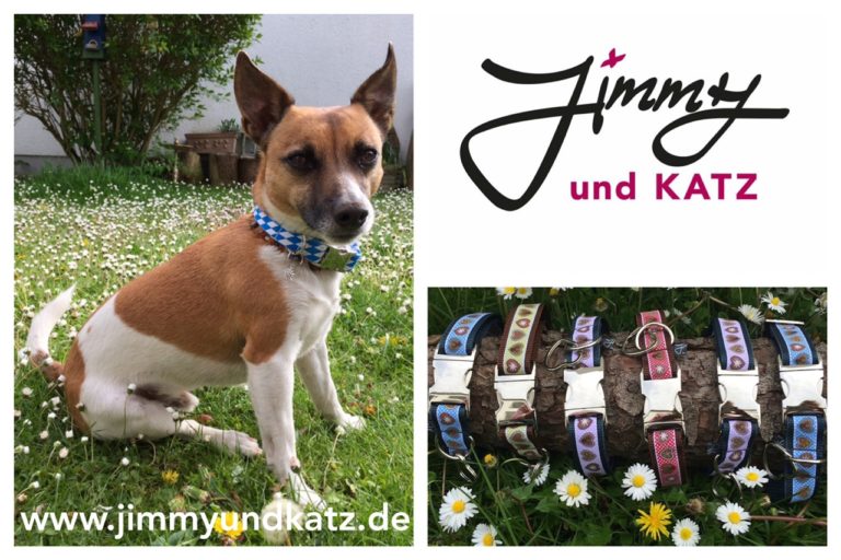 Jimmy und Katz Manufaktur –                                                  Liebevolle Hundehalsbänder, handgenäht in Bayern